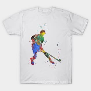 Field Hockey Player Boy T-Shirt